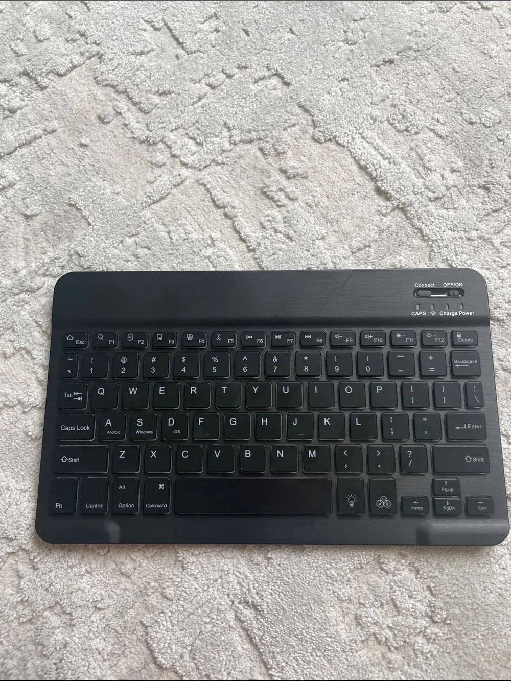 Wireless Bluetooth Tablet Keyboard - Black